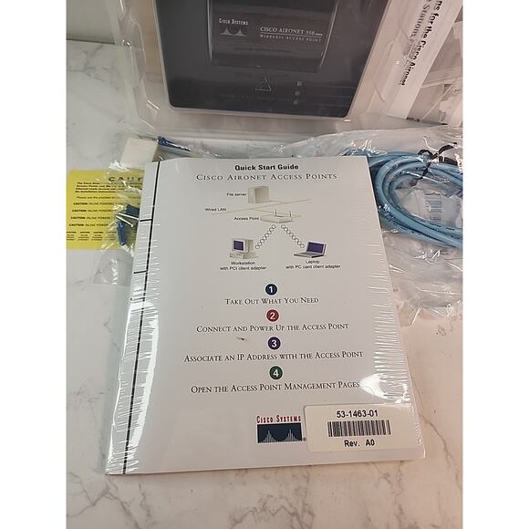 NEW Cisco Aironet 350 AIR-AP352E2C Wireless Access Point Open Box - Picture 2 of 6